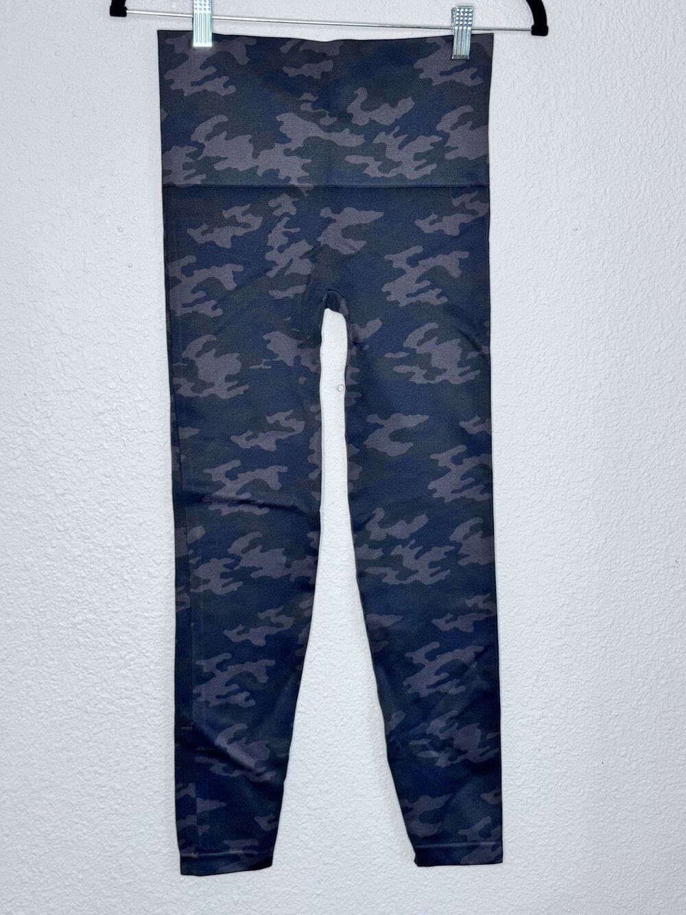 Spanx Camo Size L Leggings High Rise Compression Smoothing Shaping